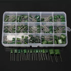 150pcs 100V 15Value Polyester Film Capacitors Assortment Kit Box 0.33nF-470nF