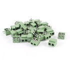 30 Pcs 2 Pole 5mm Pitch PCB Mount Screw Terminal Block 8A 250V New