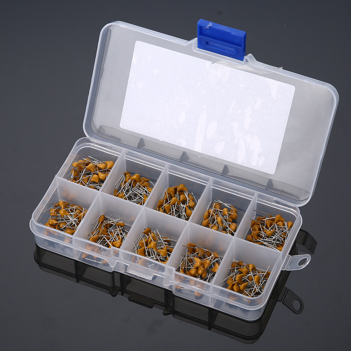 300pcs 10Value 50V 10pF To 100nF Multilayer Ceramic Capacitor Assortment Kit Set