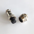 M12 12mm 3 Pin Screw Type Electrical Aviation Plug Socket Connector New
