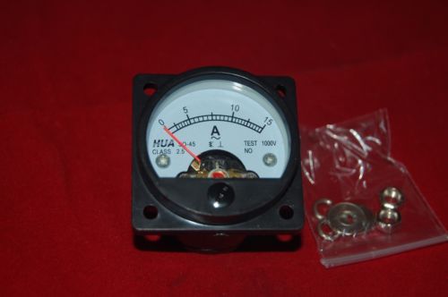 AC-0-15A-Analog-Ammeter-Panel-AMP-Current-Meter-SO45-directly-Connect
