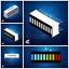 2PCS-10-Segment-Color-LED-BAR-Graph-Indicator-DIP-1-Blue-4-Green-3-Yellow-2-Red