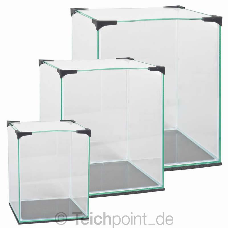 Nano CUBE Glasbecken Serie mit Abdeckung, 10 20 und 30 Liter