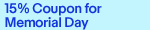 15% Coupon for Memorial Day