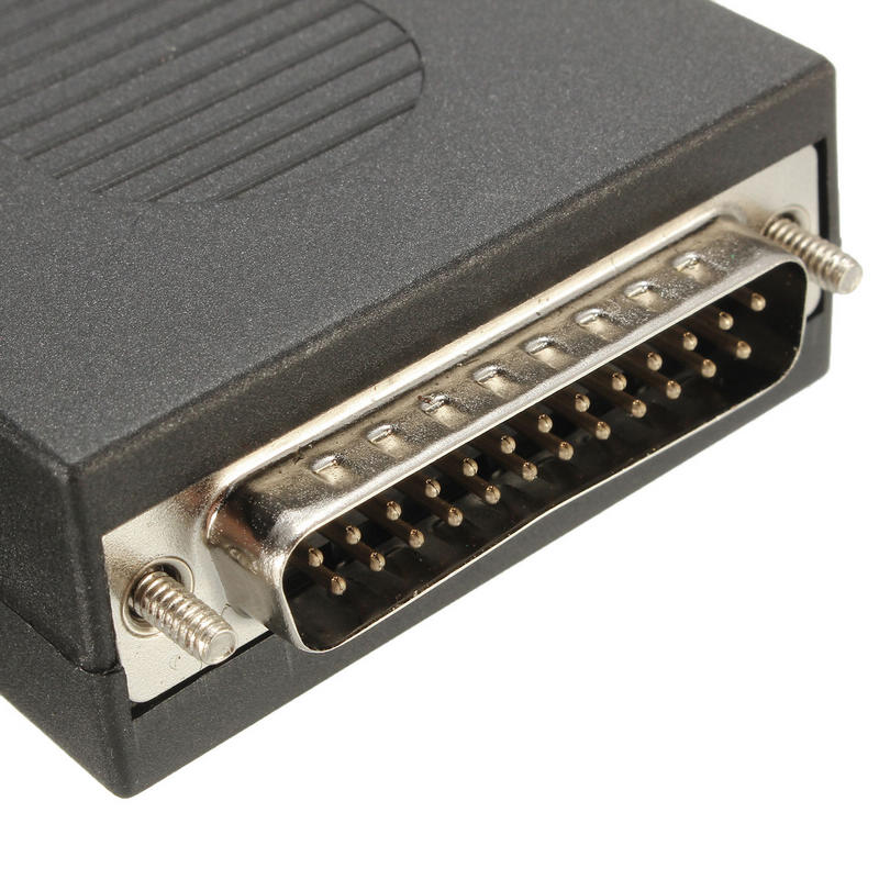 DB25 Male 25Pin Plug Breakout Board Terminals Adapter D-SUB Solderless Connector