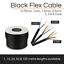 ALL-BLACK-FLEXIBLE-CABLE-2-CORE-4-CORE-FLEX-0-75MM-2-5MM-X1M-10M-25M-50M-100M