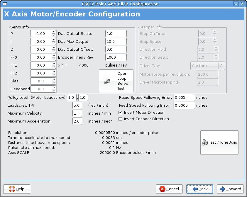 LinuxCNC Documentation Wiki: Pncconf